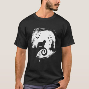 Camiseta Collie Halloween con barba Costume Beardie Moon Si