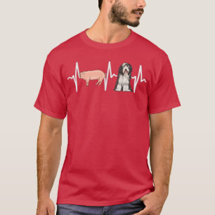 Camiseta Collie Heartbeat Dog Lover