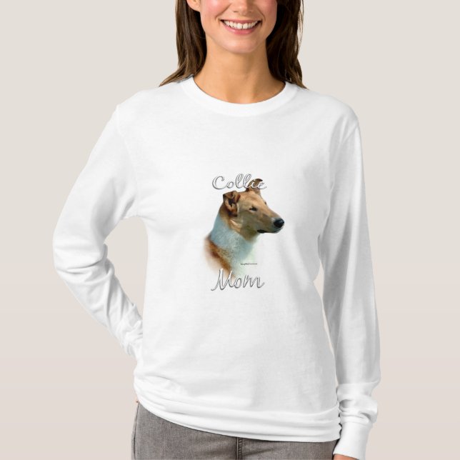 Camiseta Collie (liso) Mamá 2 (Anverso)