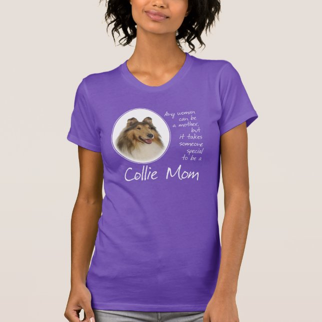 Camiseta Collie Mom Shirt (Anverso)