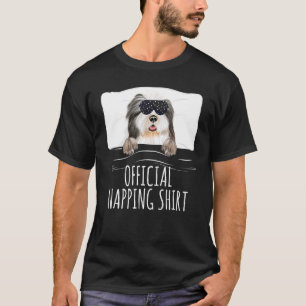 Camiseta Collie oficial de la máscara de sueño negro