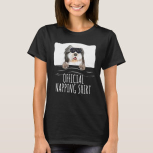 Camiseta Collie oficial de la máscara de sueño negro
