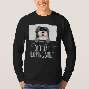 Camiseta Collie oficial de la máscara de sueño negro