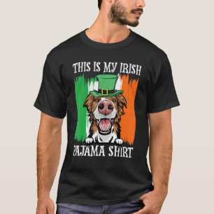 Camiseta Collie Shamrock Ir
