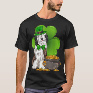 Camiseta Collie Shamrock Mascota Dog L