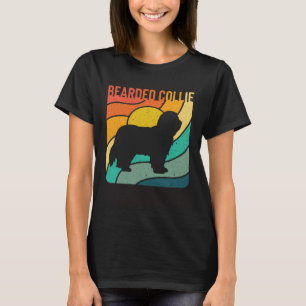 Camiseta Collie Vintages Retro Dog Mummy Dad