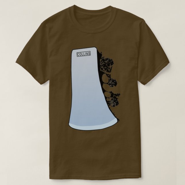Camiseta Collins Ax Head con Forest Silhouette (Diseño del anverso)