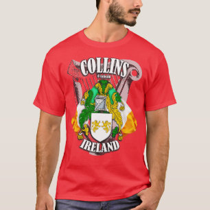 Camiseta Collins Family Name English and Irish