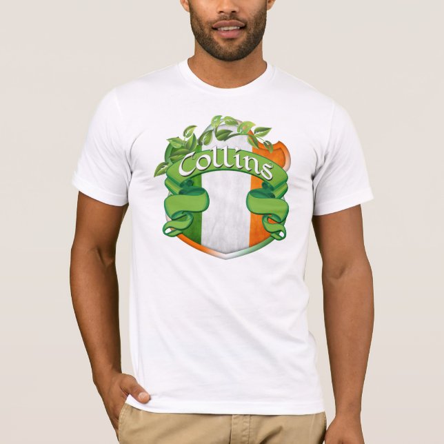 Camiseta Collins Irish Shield (Anverso)