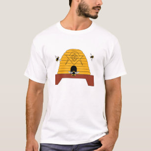 Camiseta Colmena masónica de la abeja