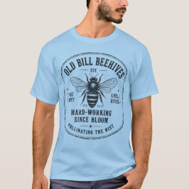 Camiseta Colmenas de Old Bill Trabajando Duro Desde Bloom V
