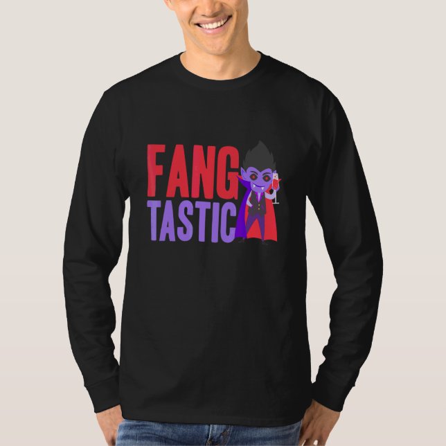 Camiseta Colmillo Tatástico Diente de vampiro Diente Fantás (Anverso)