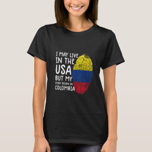 Camiseta Colo de mujeres colombianas hombres de té colombia