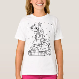 Camiseta Coloca tu propio Santa y reno