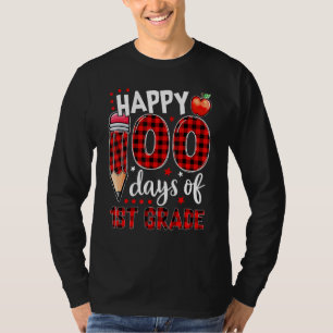 Camiseta Colocación De Búfalo 100 Días De Primer Grado 100 