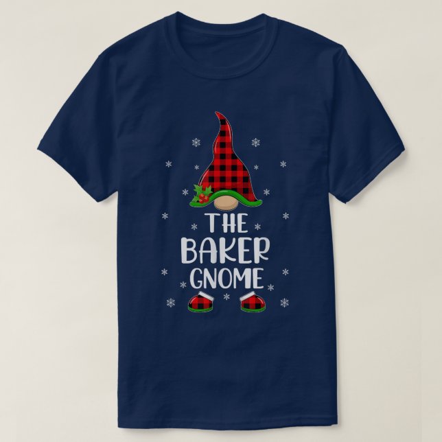 Camiseta Colocación De Búfalo Rojo Que Coincide Con El Bake (Diseño del anverso)