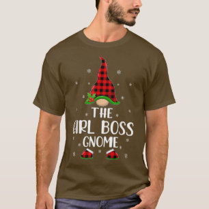 Camiseta Colocación De Búfalo Rojo Que Coincide Con El Jefe
