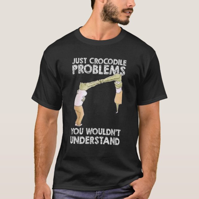 Camiseta Colocación de cocodrilos Abrazos de Halloween Alli (Anverso)