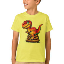 Colocación Jurásica De La Pooping T-Rex