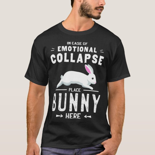 Camiseta Colocar conejo aquí para el dueño del conejo conej (Anverso)