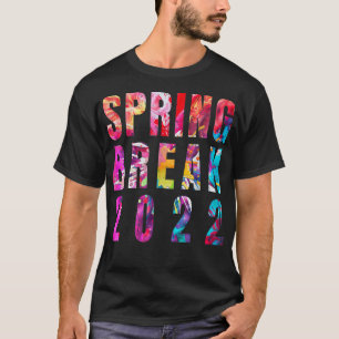 Camiseta Colocar el color de la tinta vintage de la primave