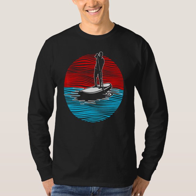 Camiseta Colocar las ondas de remo Paddleboarder Padd exter (Anverso)