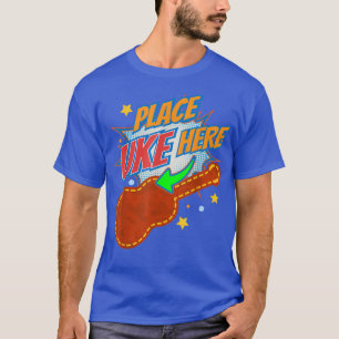 Camiseta Colocar Uke Aquí I Instrumento De Guitarra Del Jug