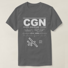 Camiseta Cologne Bonn Airport CGN T-Shirt