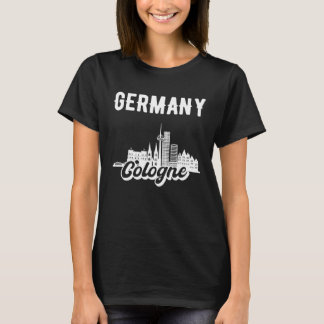 Camiseta Cologne Germany Skyline