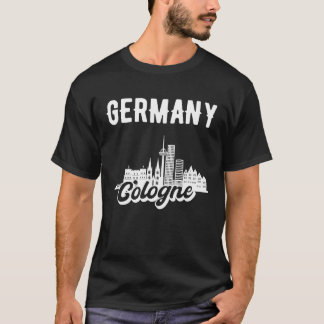 Camiseta Cologne Germany Skyline