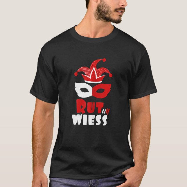 Camiseta Cologne Rut Un Wiess Red White Women Carniv (Anverso)