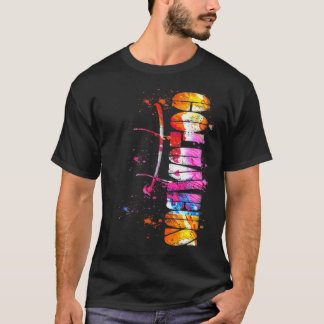 Camiseta Colomb acuarela Caligrafía de Colón Colón