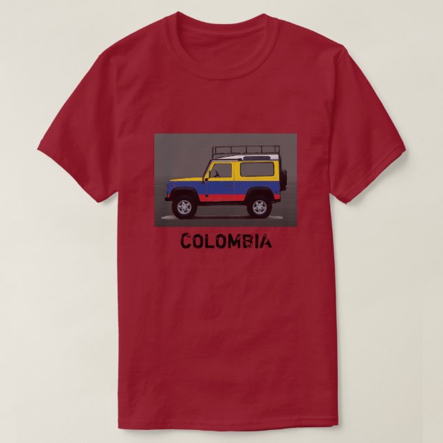 Camiseta COLOMBIA (Diseño del anverso)