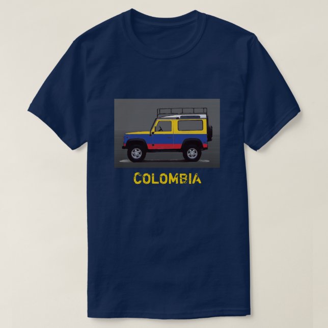 Camiseta COLOMBIA (Diseño del anverso)