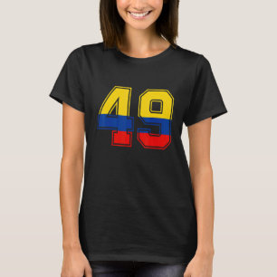 Camiseta Colombia: 49 años, número 49, Col