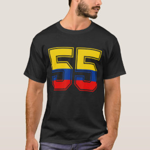 Camiseta Colombia: 55 años, número 55, Col