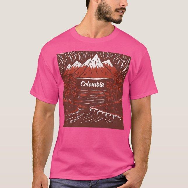 Camiseta Colombia activa (Anverso)