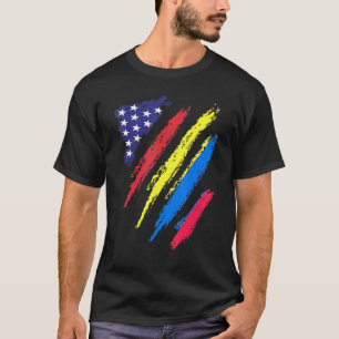 Camiseta Colombia Bandera Americana Groenlandia Patrimonio