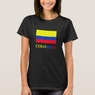 Camiseta Colombia Bandera Bandera Colombiana País Colombian