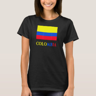 Camiseta Colombia Bandera Bandera Colombiana País Colombian