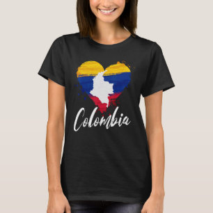 Camiseta Colombia Bandera Nacional Hombres Colombianos W