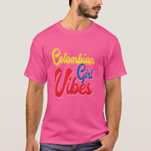 Camiseta Colombia Colomb, herencia hispánica de mujeres col