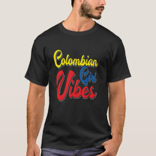 Camiseta Colombia Colomb, herencia hispánica de mujeres col