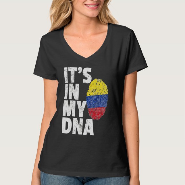 Camiseta Colombia Colombian Flag  Pride Country Home Nation (Anverso)