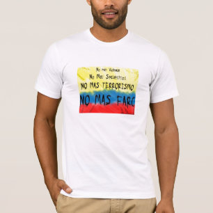 Camiseta Colombia contra farc de los las