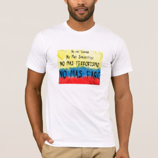 Camiseta Colombia contra farc de los las