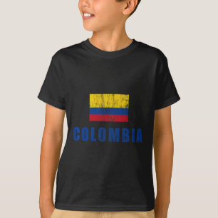 Camiseta Colombia Diseño Colombiano Ropa Outfit Pequeño 