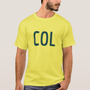 Camiseta Colombia: Diseño combinado de tres partes - Bander