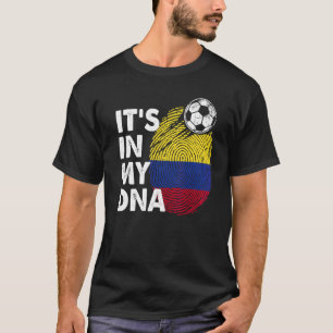 Camiseta Colombia En Mi Dna, Equipo Colombiano De Bandera E