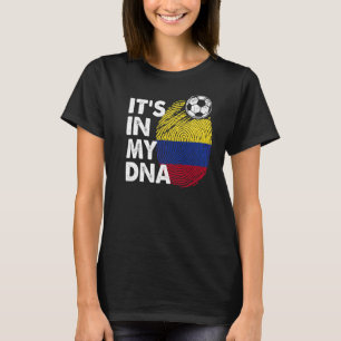 Camiseta Colombia En Mi Dna, Equipo Colombiano De Bandera E